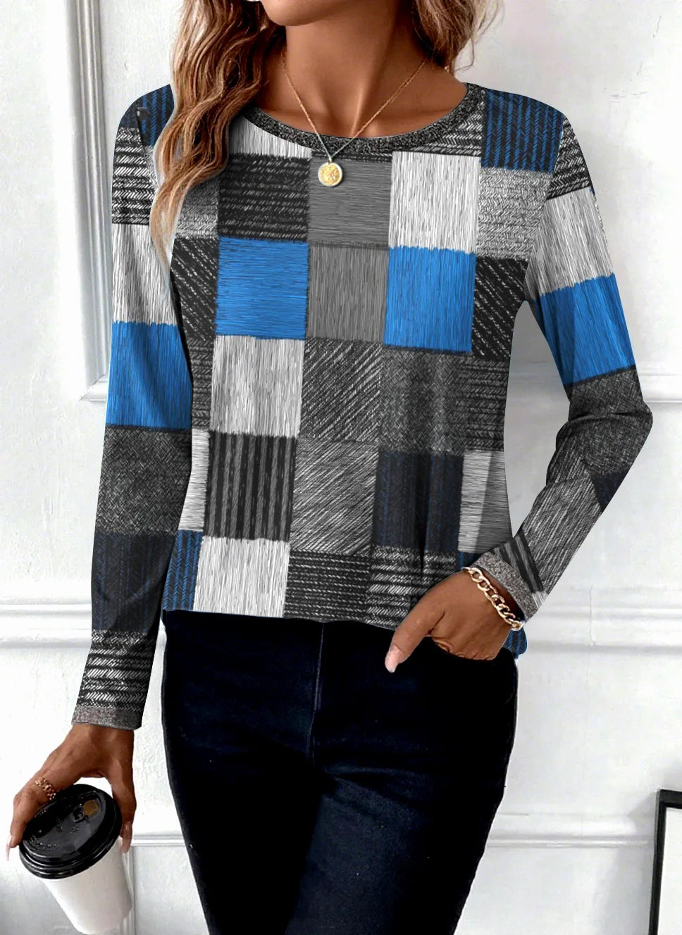 Crew Neck Casual Regular Fit Cotton T-Shirt