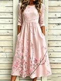 Others Elegant Loose Dress With No