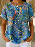 Psychedelic Art Others Vintage Loose T-Shirt