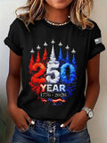 Regular Fit Casual Crew Neck Cotton T-Shirt