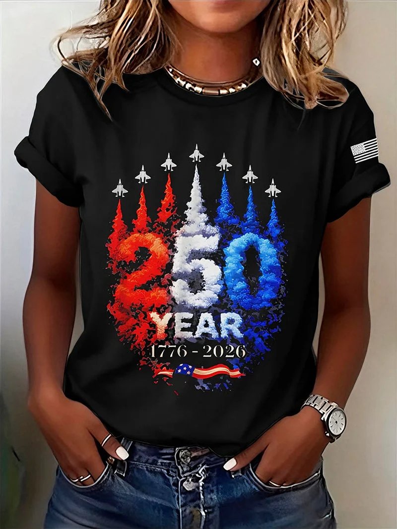 Regular Fit Casual Crew Neck Cotton T-Shirt