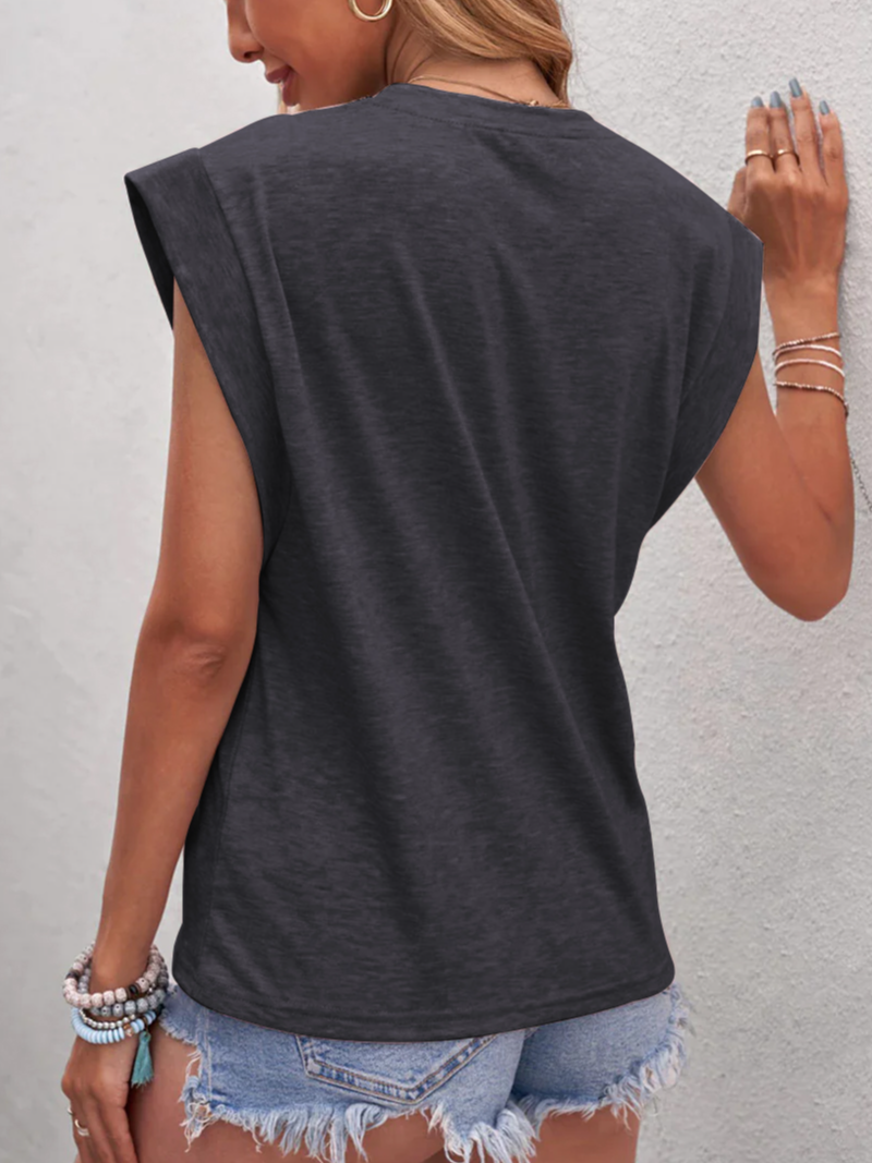 Plain Crew Neck Loose Casual T-Shirt