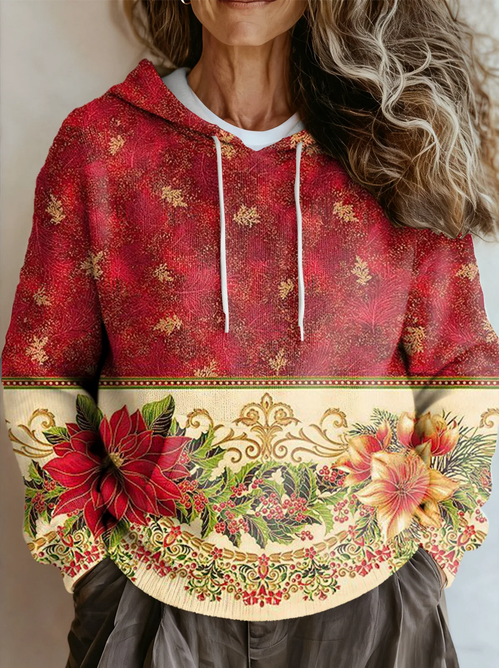 Loose Multicolor Block Casual Sweater