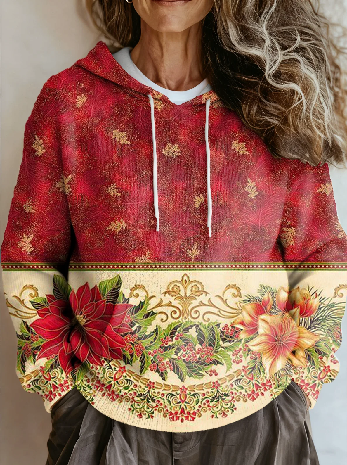 Loose Multicolor Block Casual Sweater