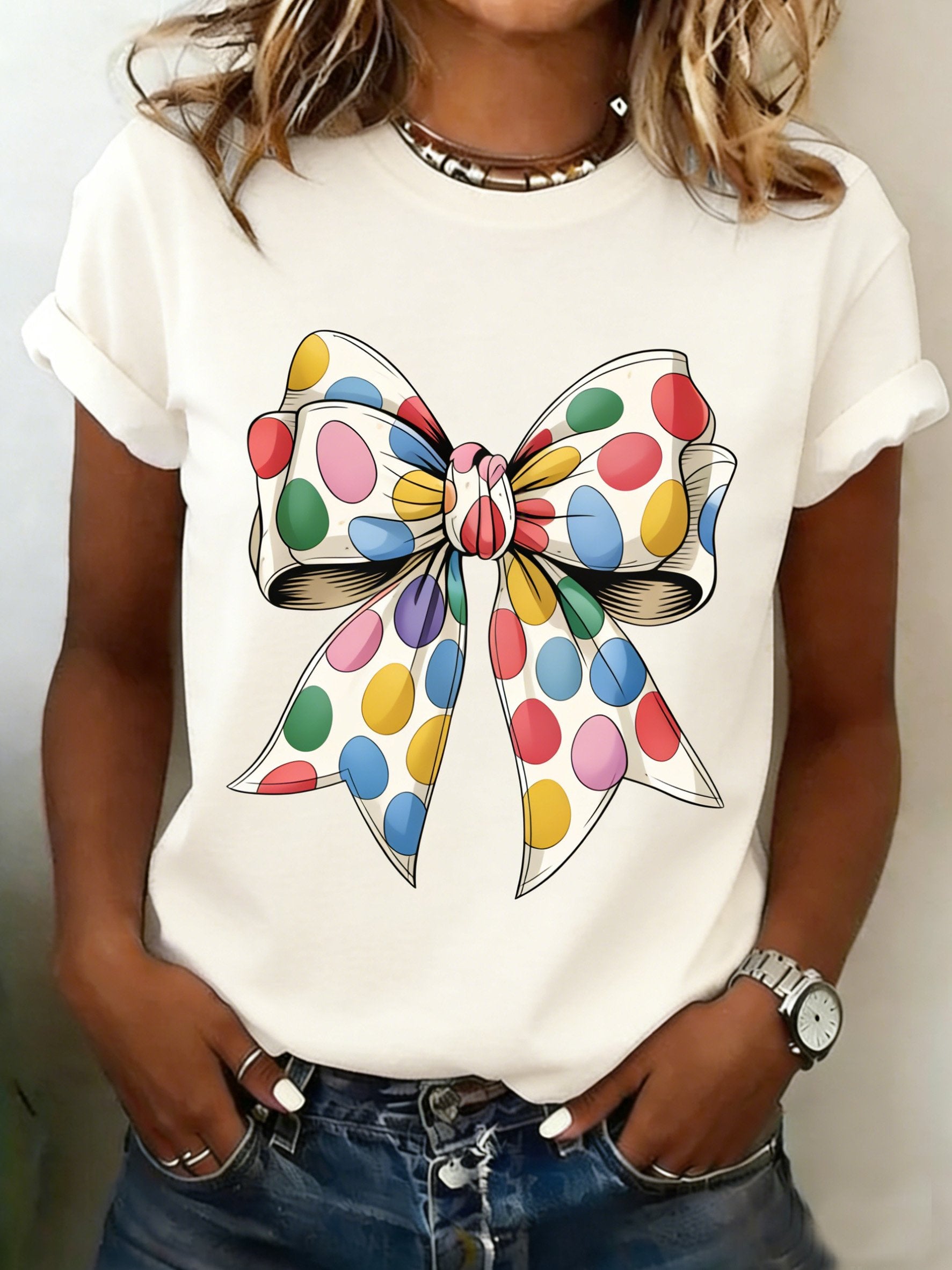 3D Printing Short Sleeve Round Neck Easter Egg Summer Casual T-Shirt