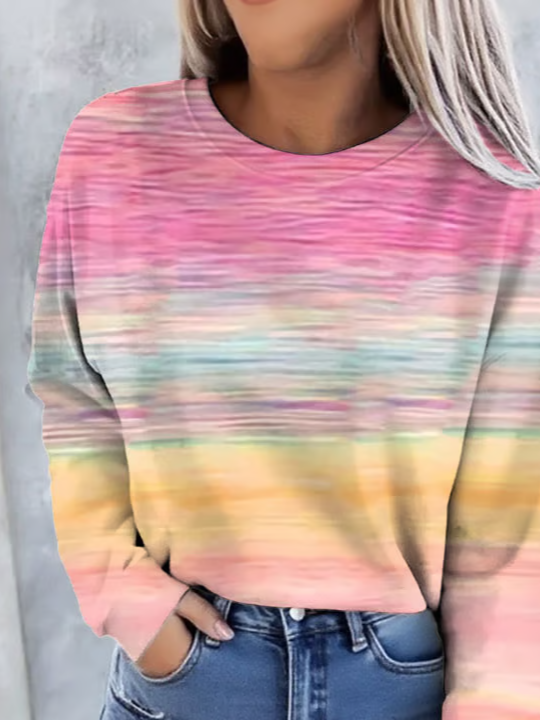 Casual Crew Neck Sweatshirt
