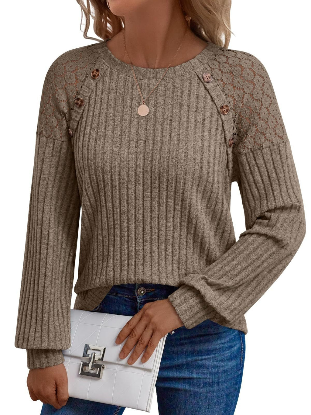 Loose Elegant Cotton-Blend Plain T-Shirt