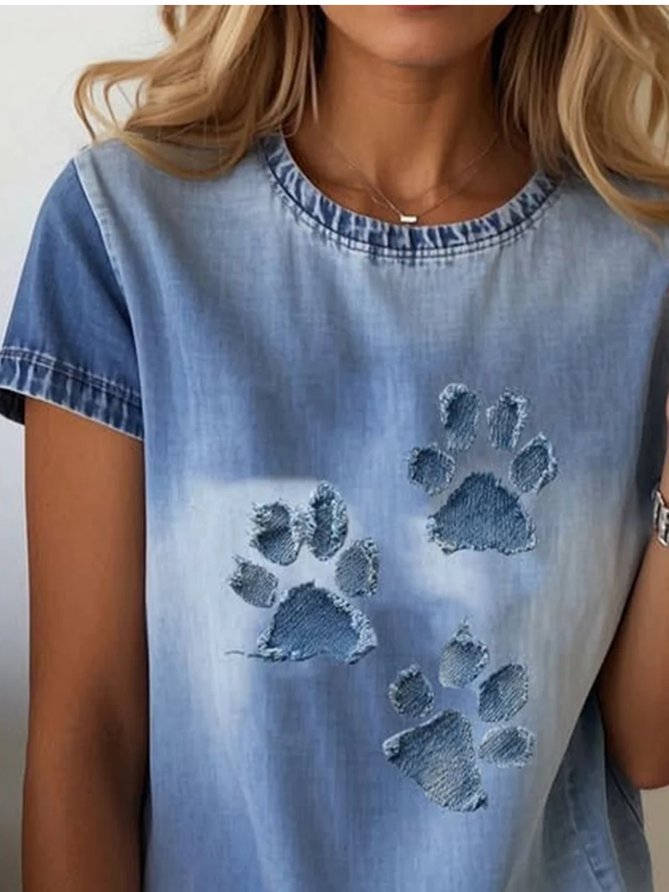 Crew Neck Regular Fit Casual T-Shirt