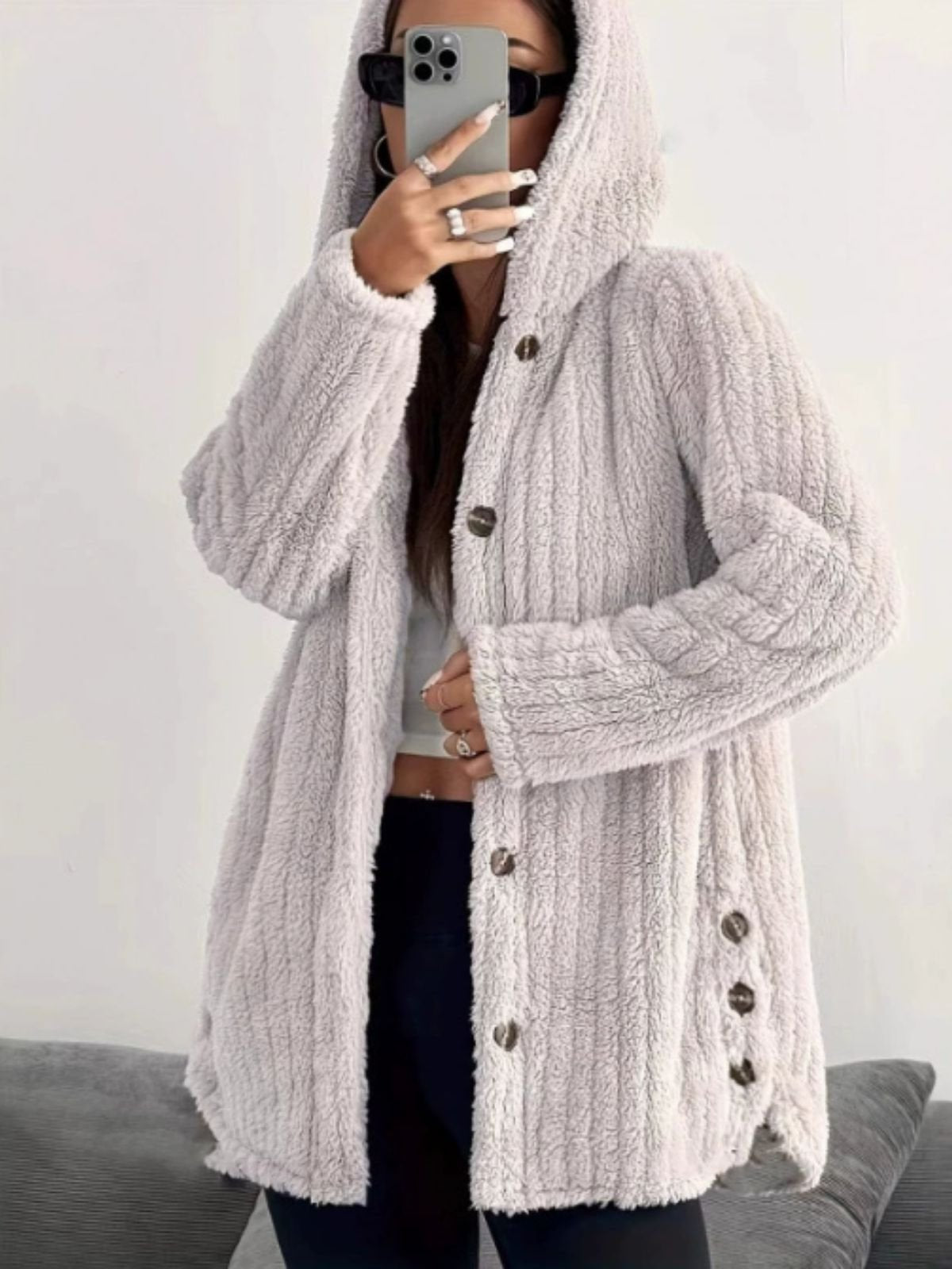 Hoodie Cotton Regular Fit Casual Jacket