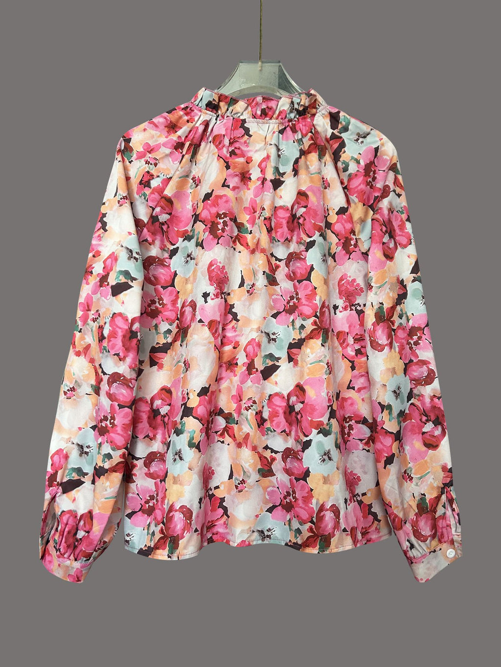 Others Floral Loose Vintage Shirt
