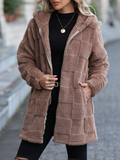 Regular Fit Casual Plain Hoodie Jacket