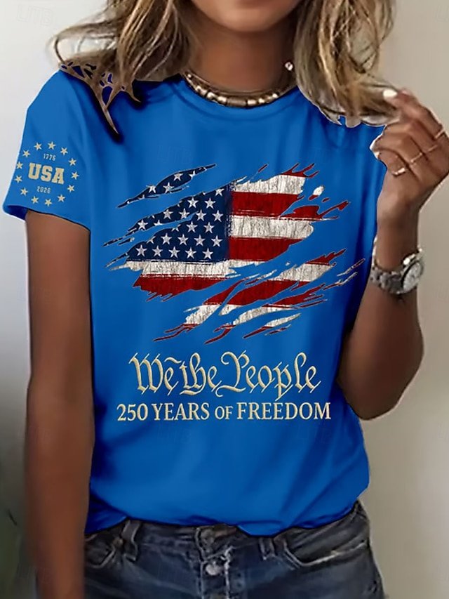 Women's 250th Anniversary of American Independence Day Short-Sleeve T-Shirt