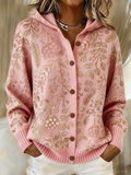 Casual Loose Wool/Knitting Hoodie Cardigan