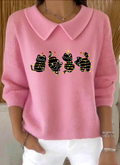 Casual Shawl Collar Sweater