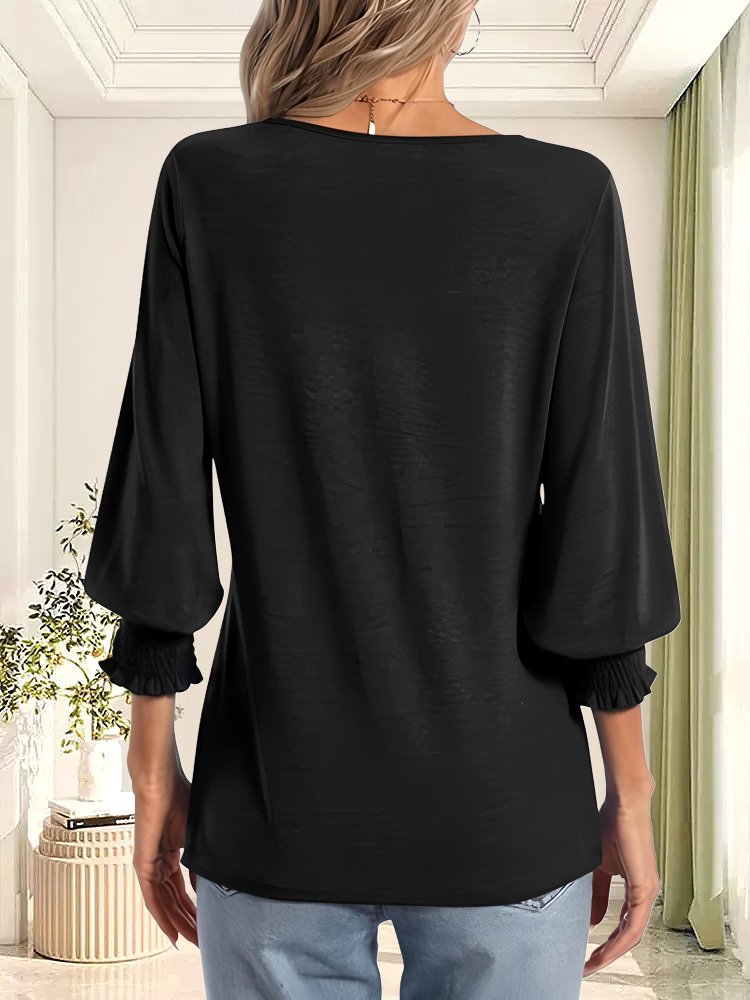 Casual V Neck T-Shirt