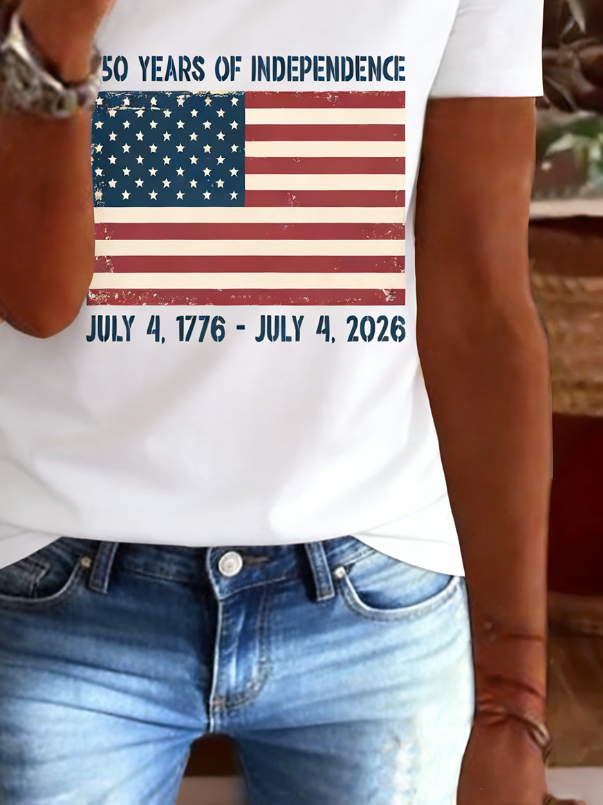 Retro American 250th Anniversary T-shirt, Vintage Independence Day T-shirt