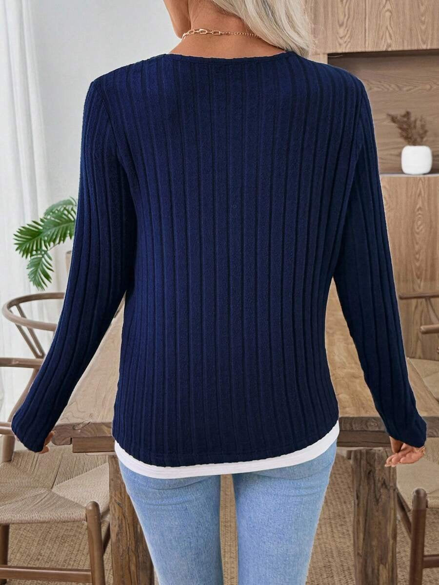 Casual V Neck T-Shirt