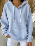 Striped Hoodie Loose Casual Hoodie