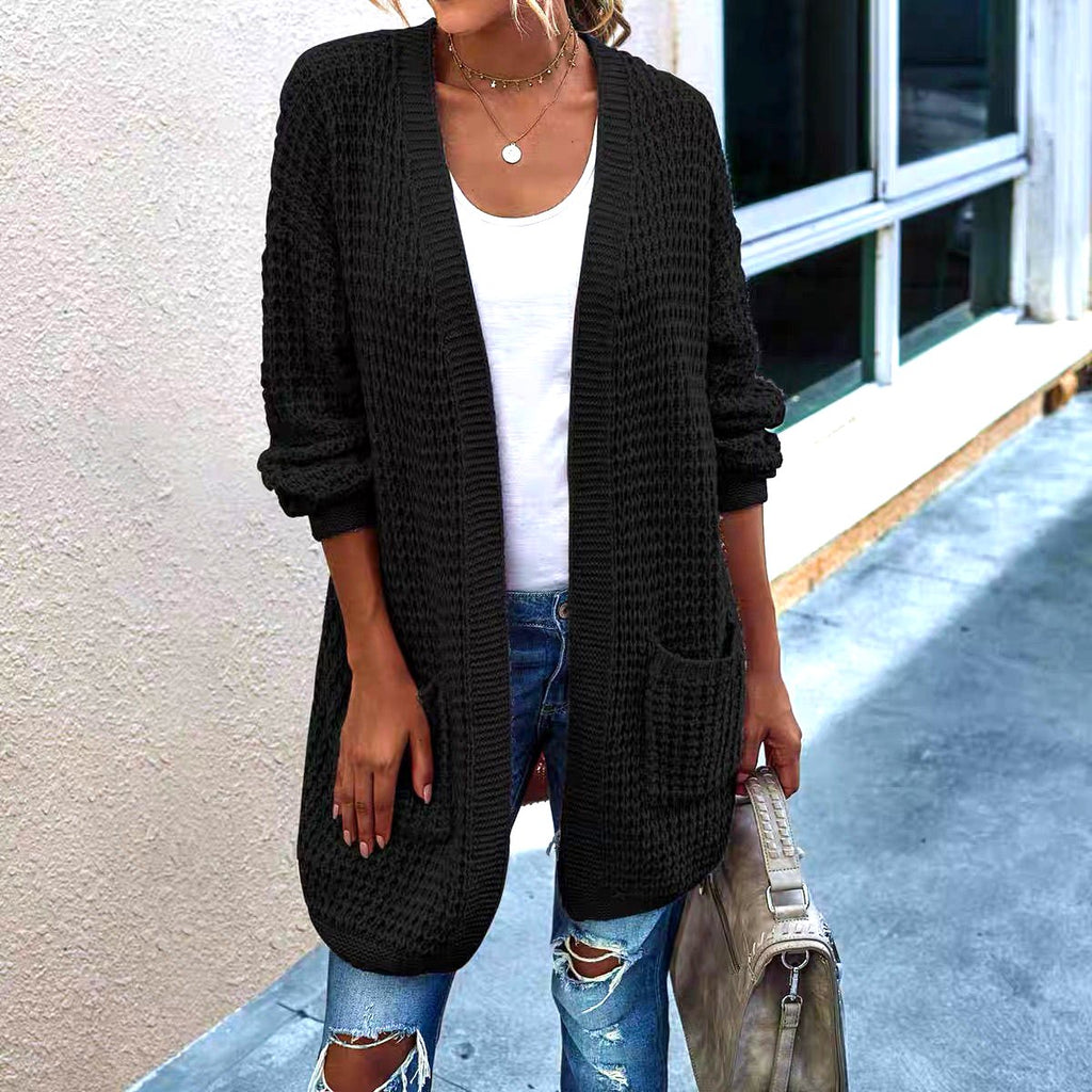 Casual Cotton Regular Fit V Neck Cardigan