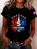 Crew Neck Plane Regular Fit T-Shirt