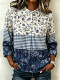 Others Elegant Plain Linen Blend Shirt