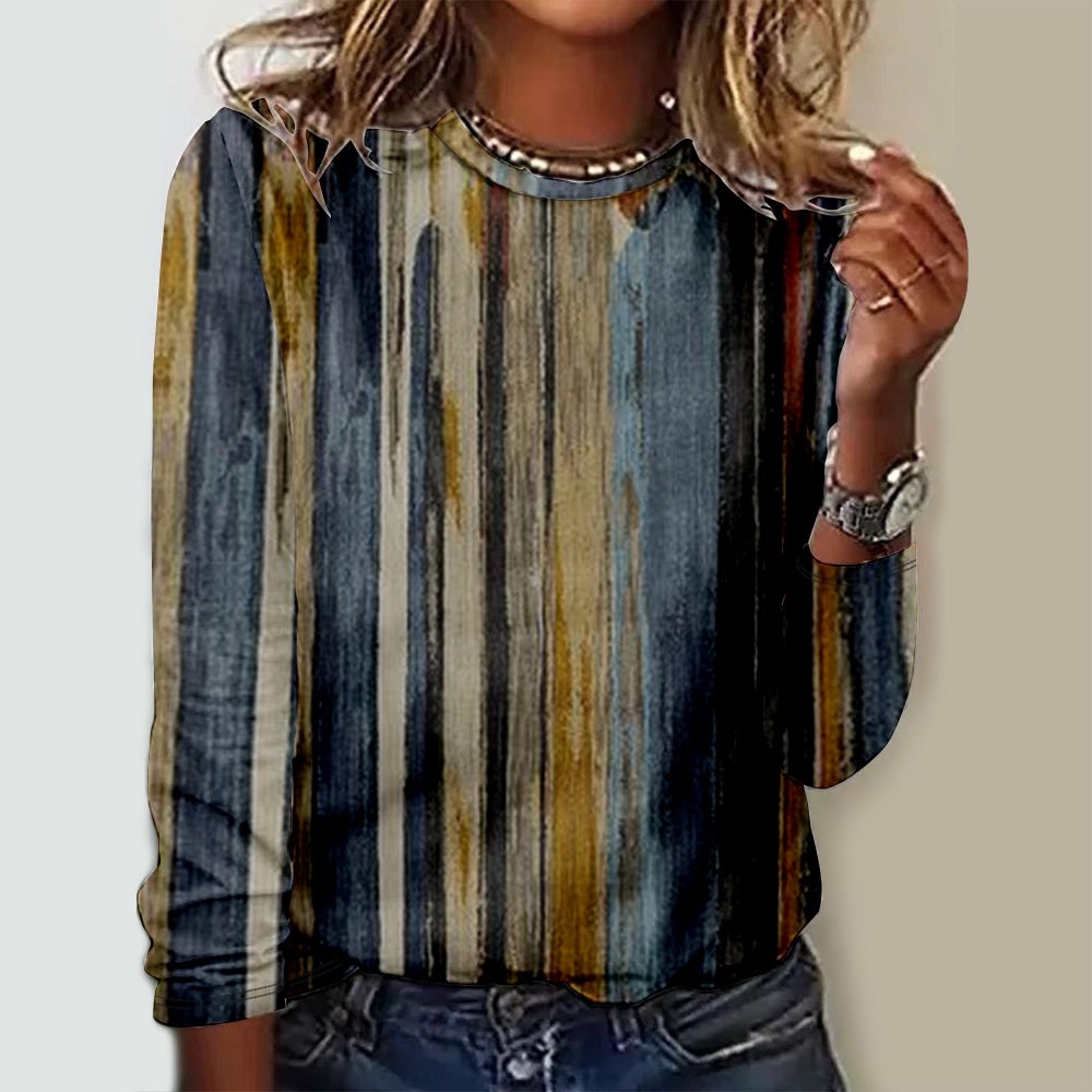 Casual Crew Neck Jersey T-Shirt