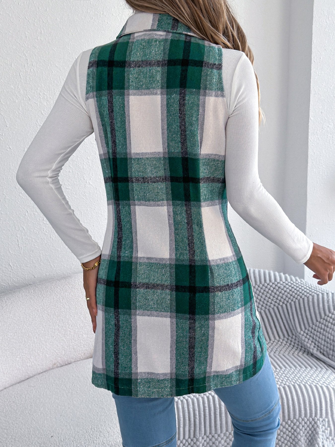 Geometric Casual Vest