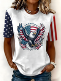 Cotton Casual Regular Fit Crew Neck T-Shirt