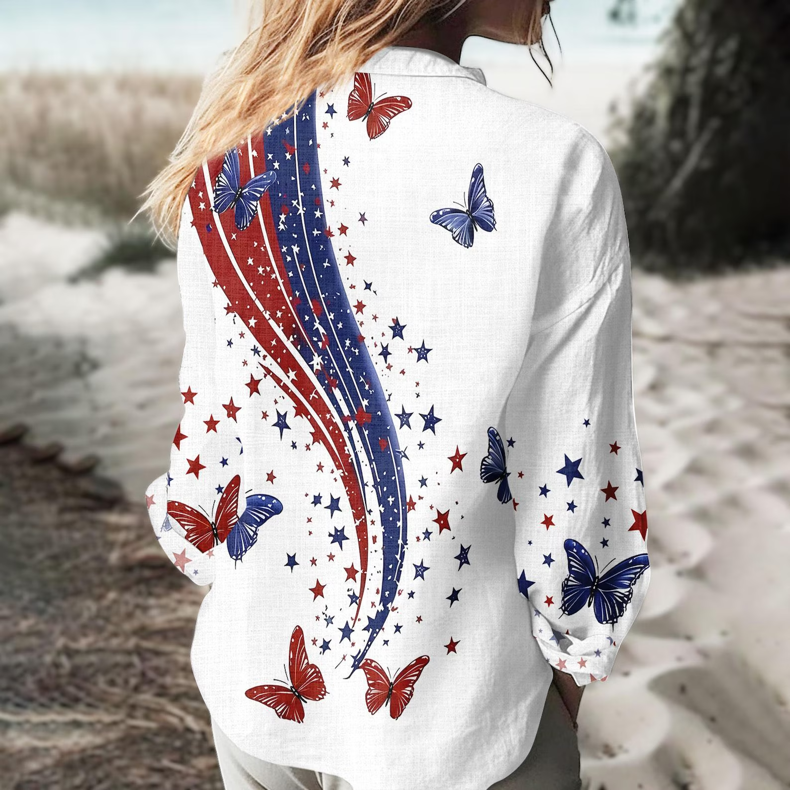 Independence Day USA Semiquincentennial Since 1776 Women Blouse