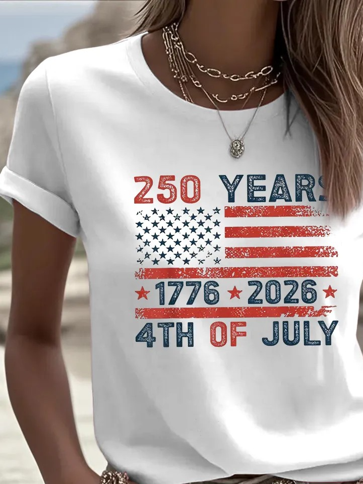 Women's 250th Anniversary Print T-Shirt