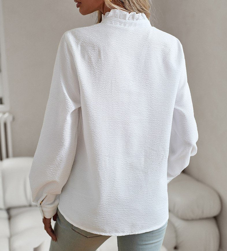 Others Loose Vintage Cotton Shirt