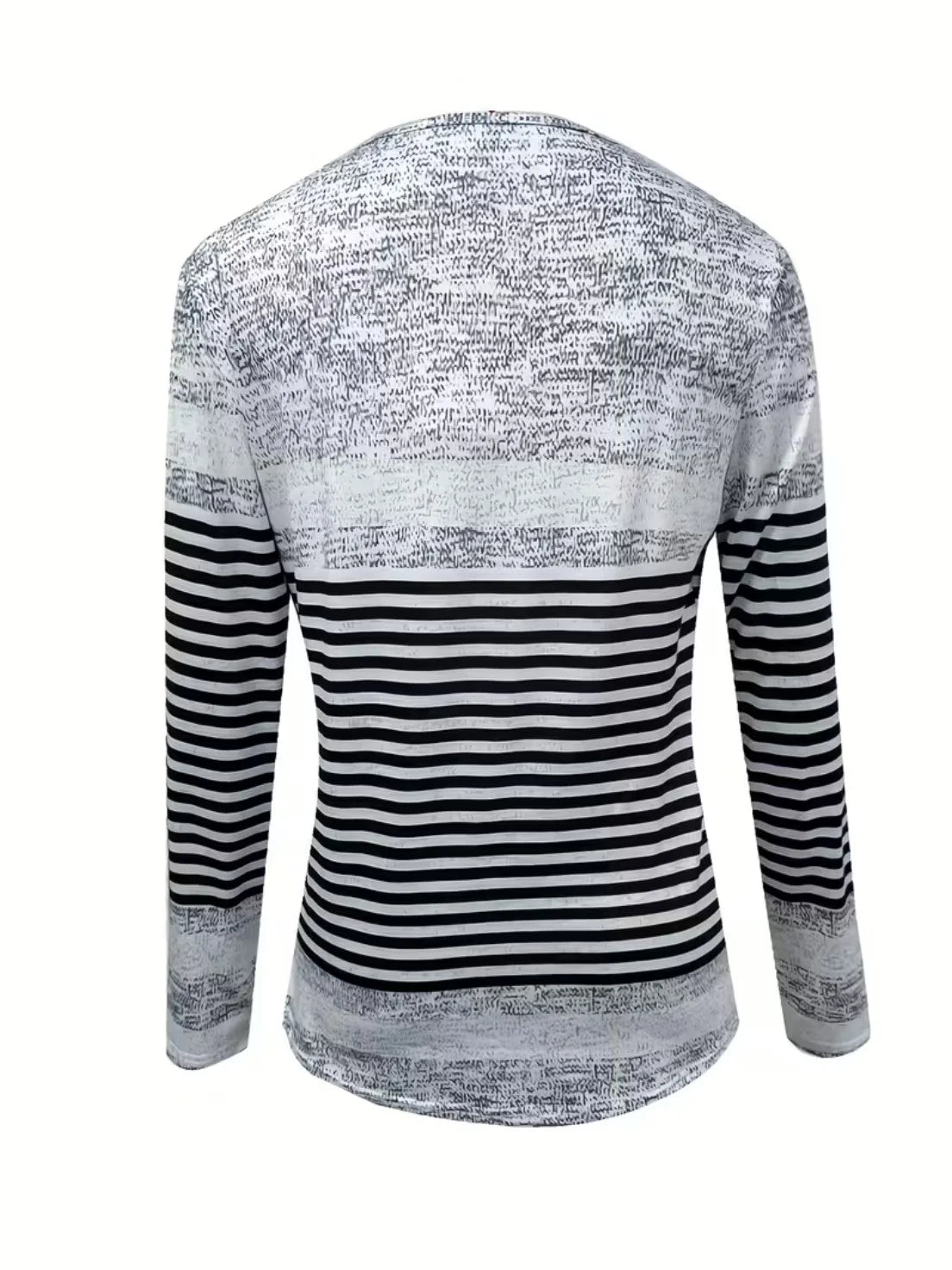 Striped Cotton Casual Others T-Shirt