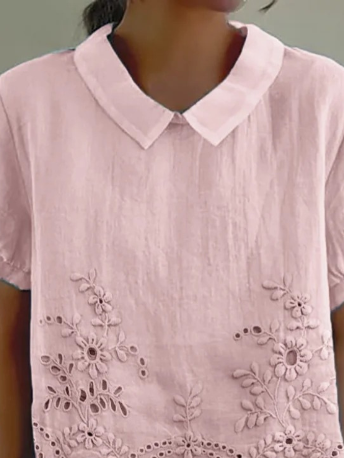 Plain Loose Simple Blouse