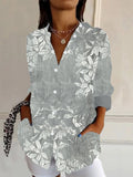 Floral Print Long Sleeve Shirt