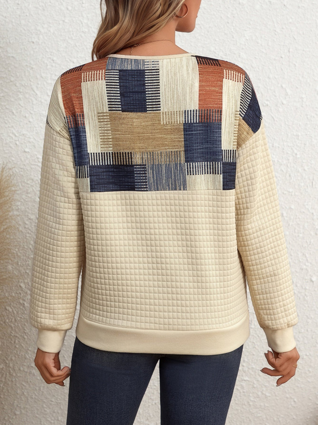 Crew Neck Lady Romance Sweatshirt