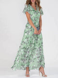 Elegant Floral Regular Fit Others Dress With No