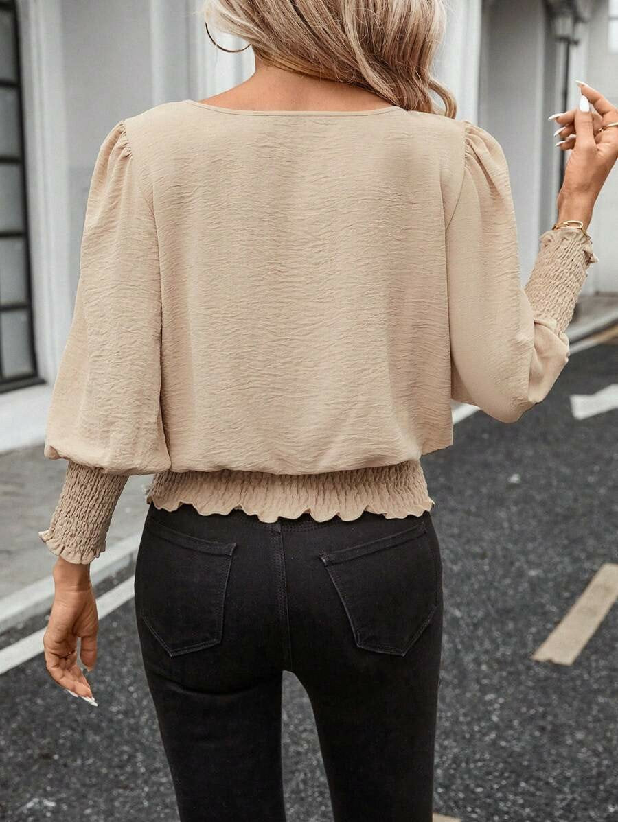 Loose Crew Neck Plain Elegant Cardigan
