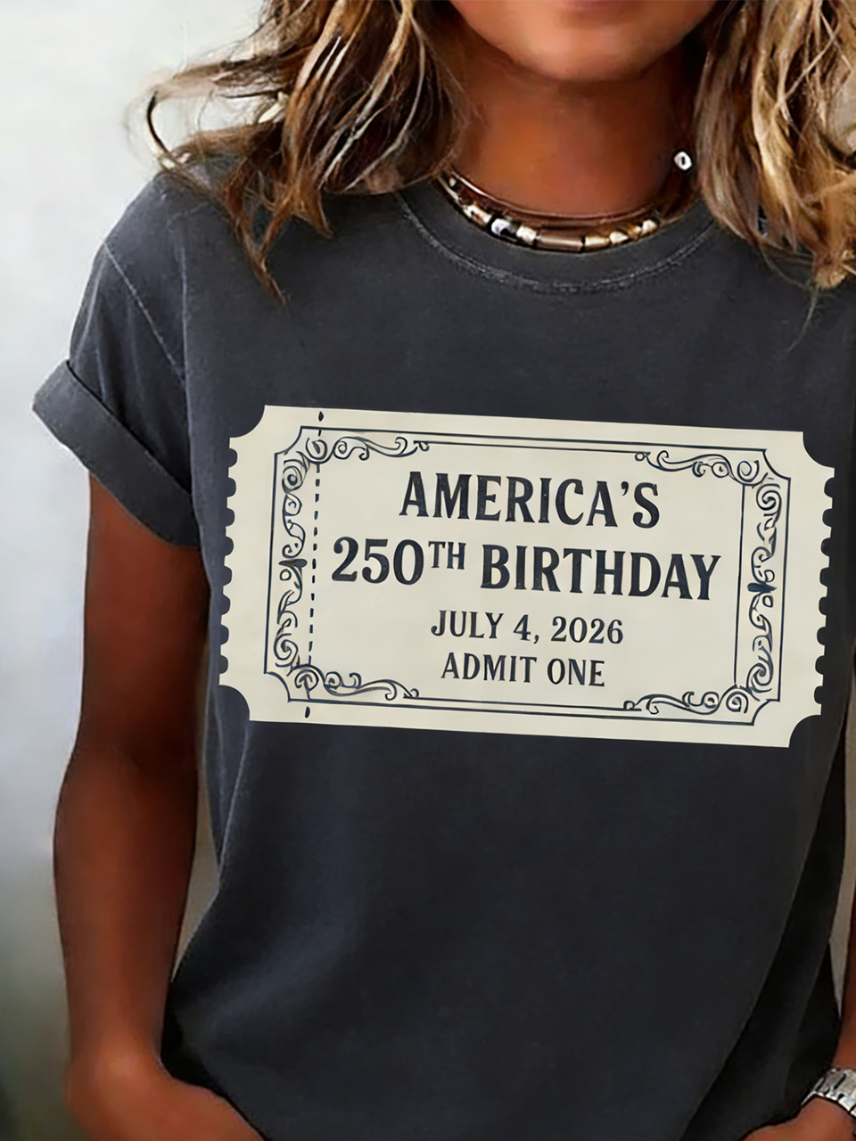 250th anniversary Casual Regular Fit Usa/Us/American T-Shirt