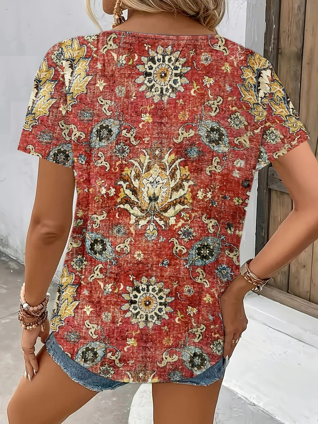 Loose Cotton Shawl Collar Elegant Blouse