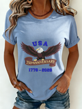 250th anniversary Casual Crew Neck T-Shirt
