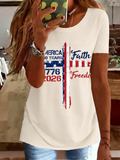 Retro American 250th Anniversary T-shirt, Vintage Independence Day T-shirt