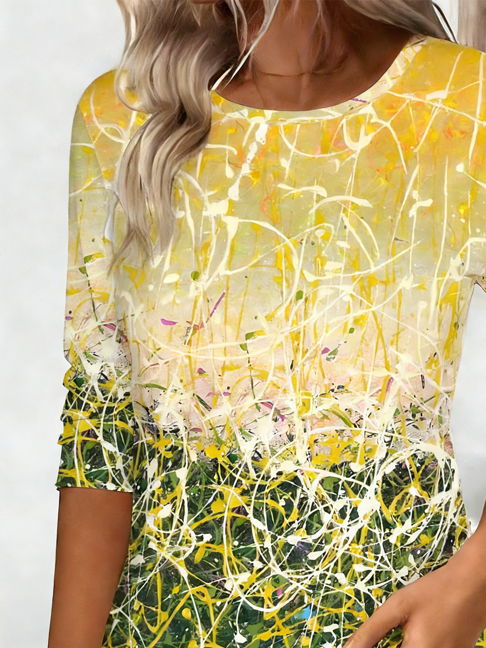 Crew Neck Vintage Loose T-Shirt