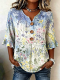 Loose Vintage Others Floral Shirt