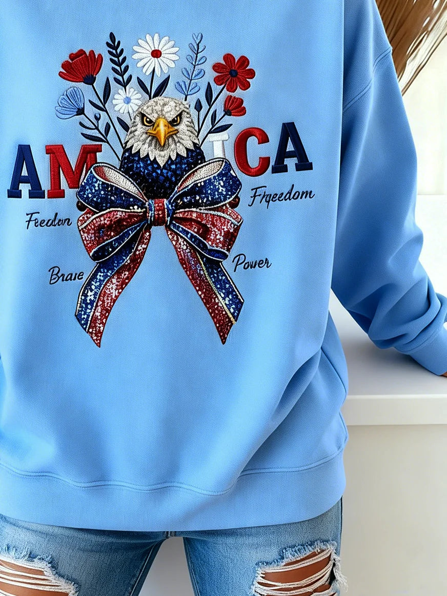 250th anniversary Crew Neck Vintage Independence Day Sweatshirt