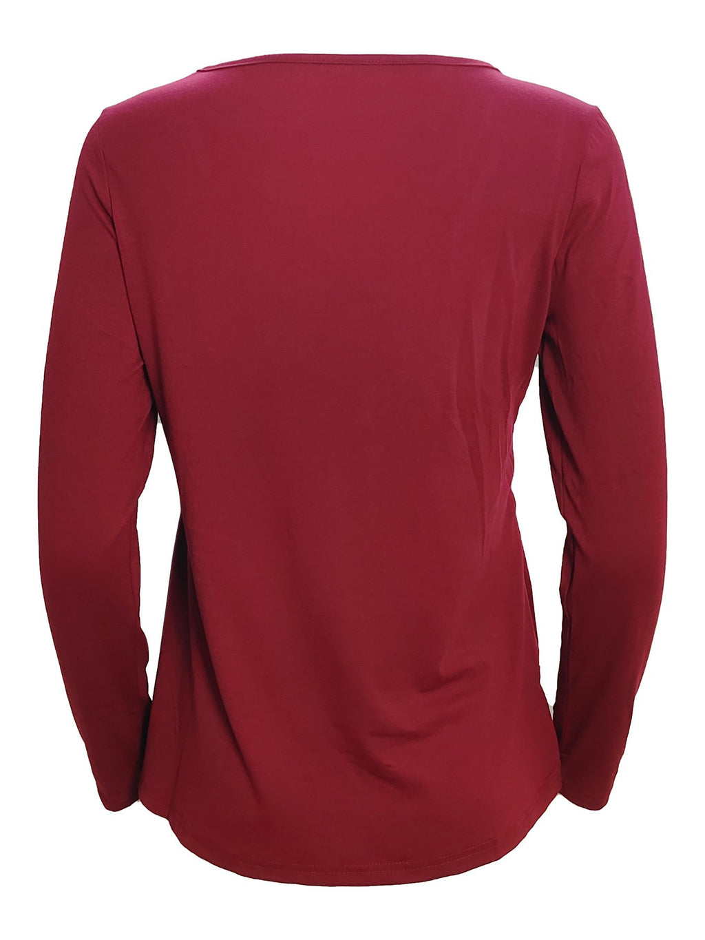 Elegant Commuting Slim Fit Three-Button Casual Solid Color Long-Sleeved Dress Top