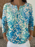 Casual Gradient Pattern Sweater