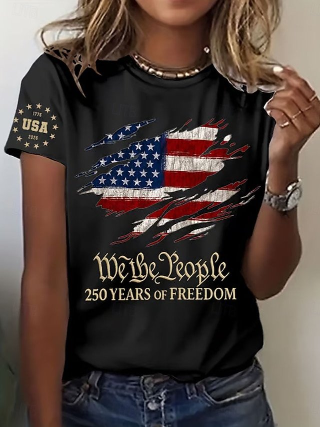 Women's 250th Anniversary of American Independence Day Short-Sleeve T-Shirt