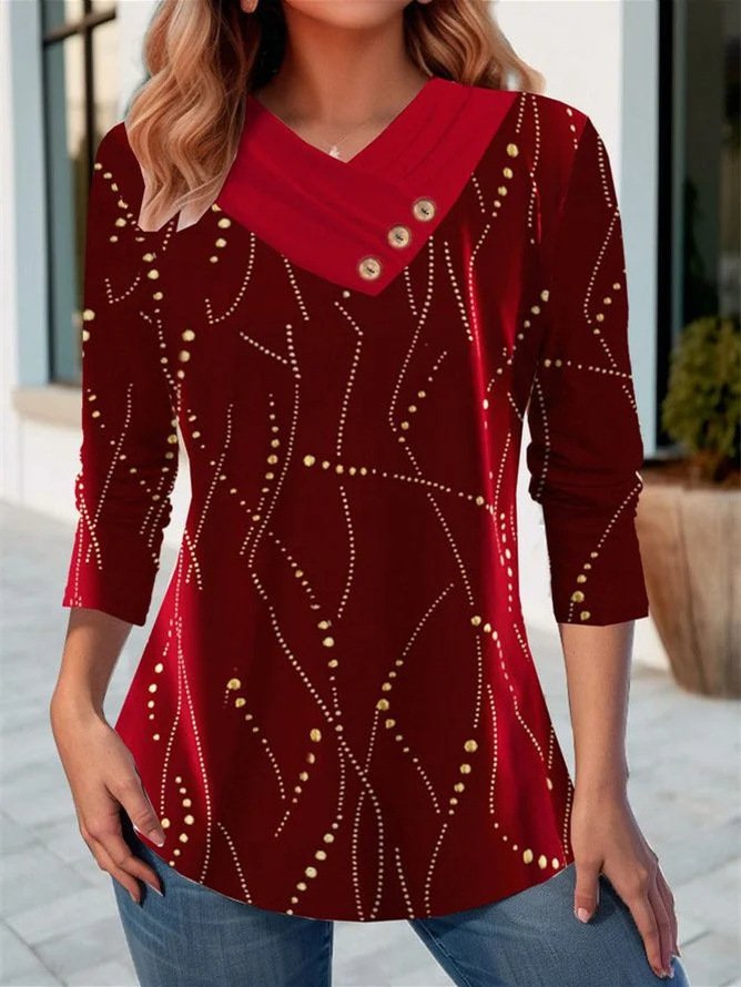 Others Christmas Casual Loose T-Shirt