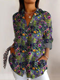 V Neck Casual Shirt