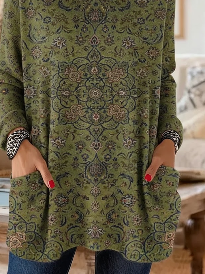 Floral Casual Printing Hoodie